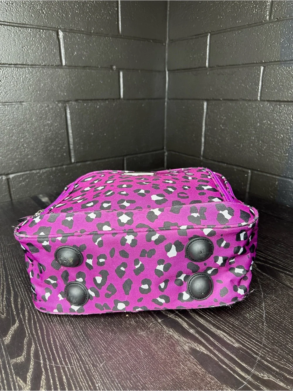 Rockland brand - Magenta Leopard Print Crossbody Bag